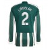 Billige Manchester United Victor Lindelof #2 Udebane Fodboldtrøjer 2023-24 Langærmet